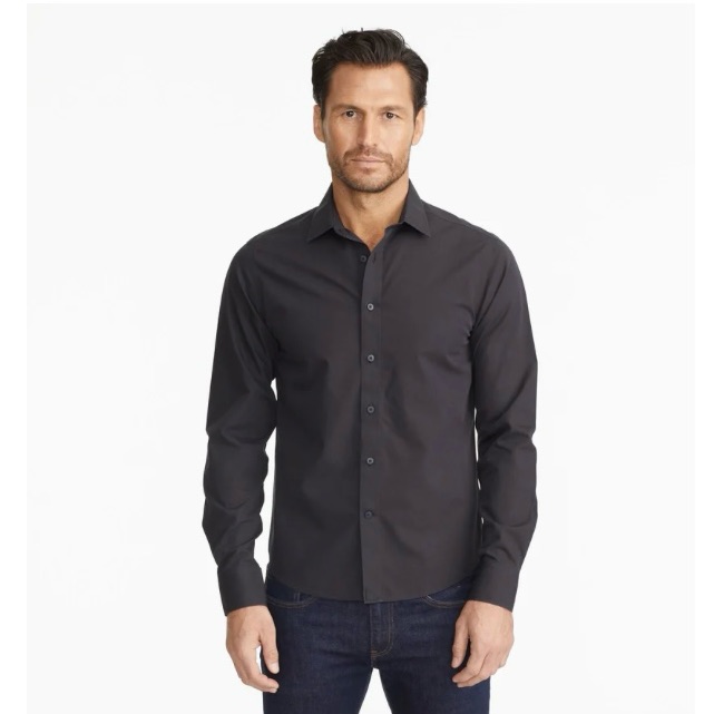 Basic Black Buttondown! Untuckit - Xxl